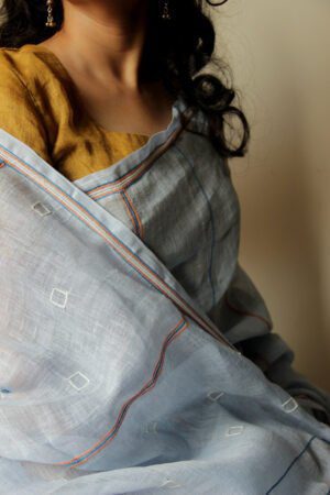 Sky Blue Sari