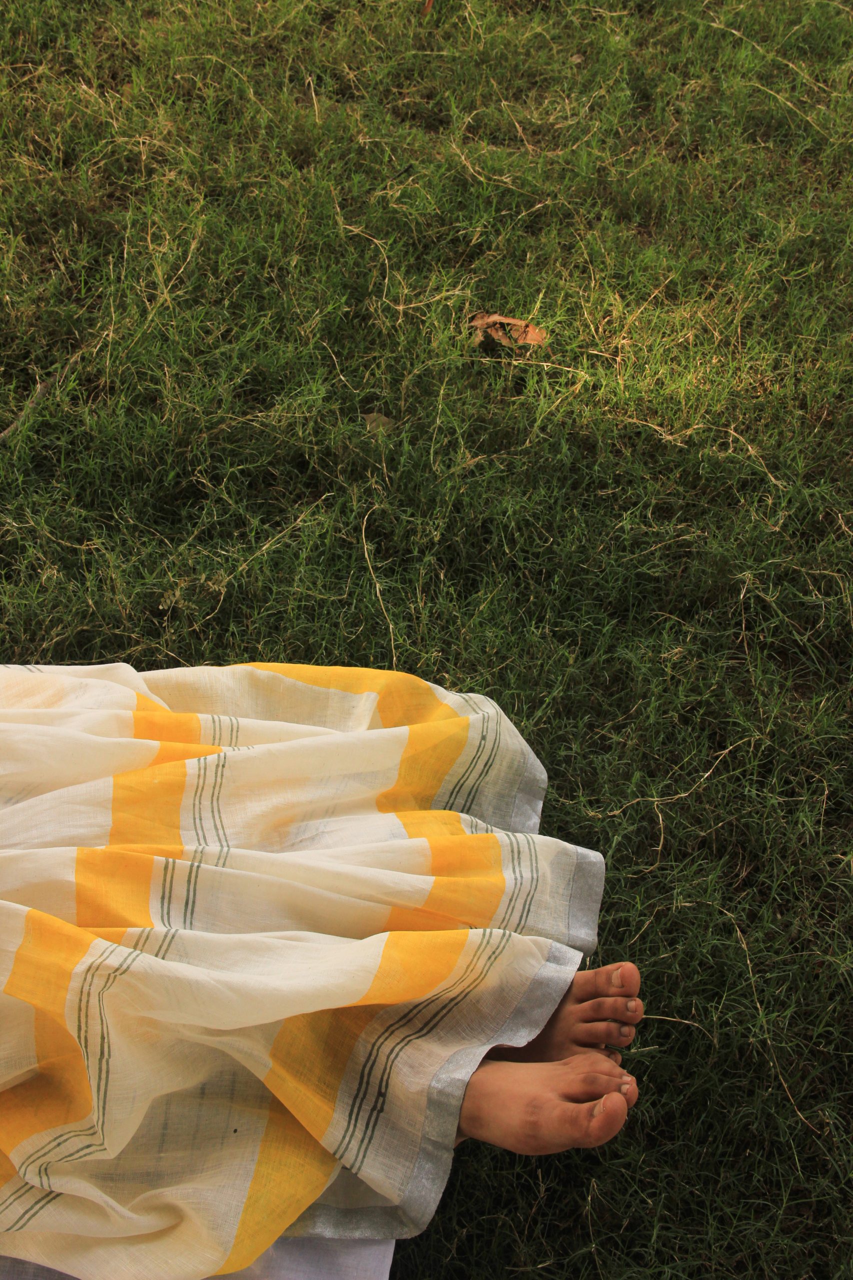 linen cotton sari