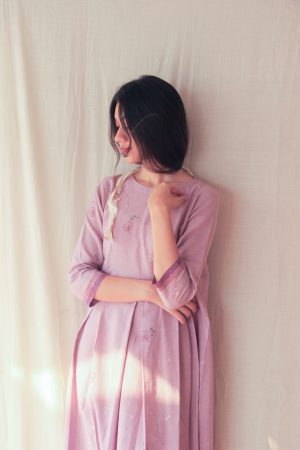 lily lilac cotton dress
