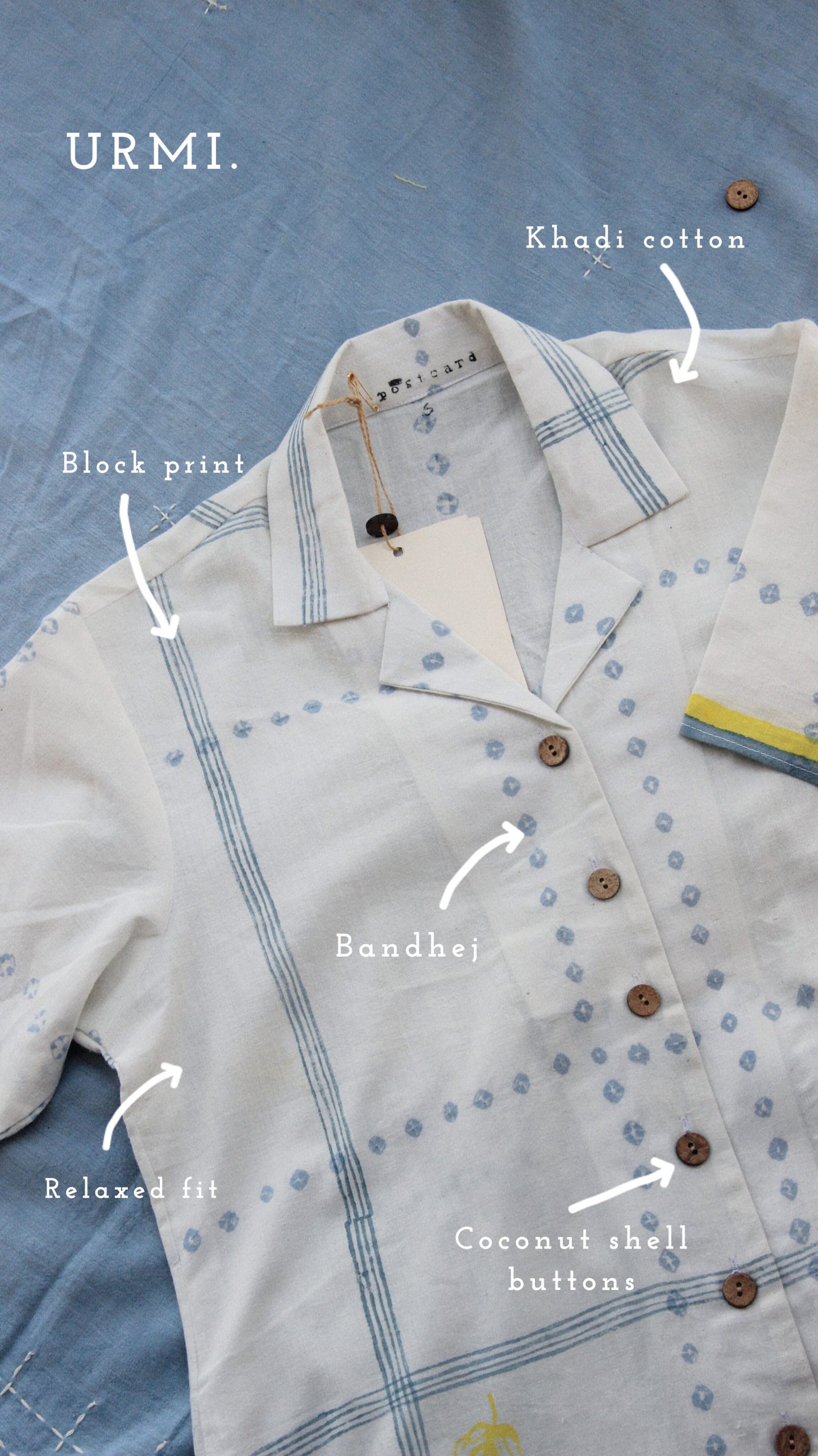 Urmi White Cotton Shirt - Image 5
