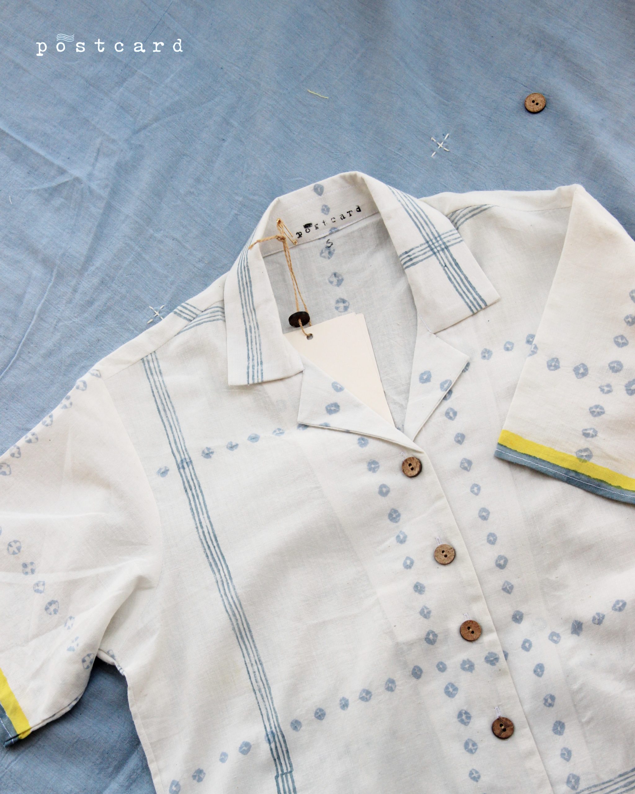 Urmi White Cotton Shirt - Image 2