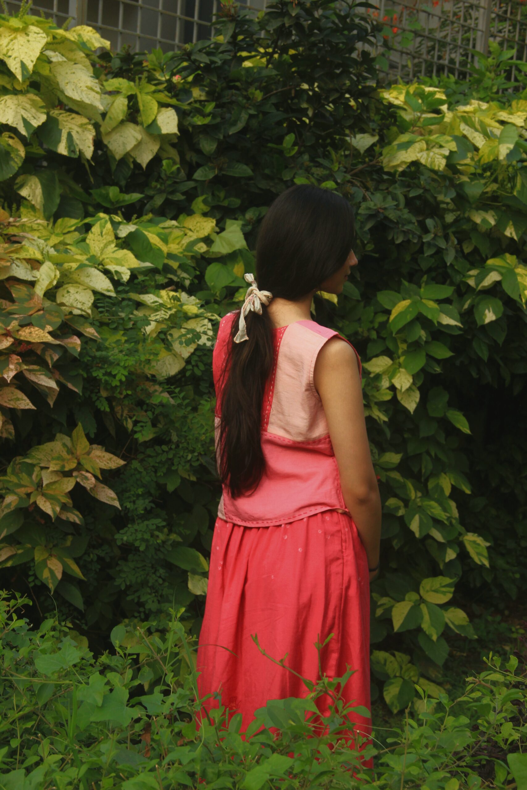 French Rose Vest and Maxi Skirt Set - Image 4
