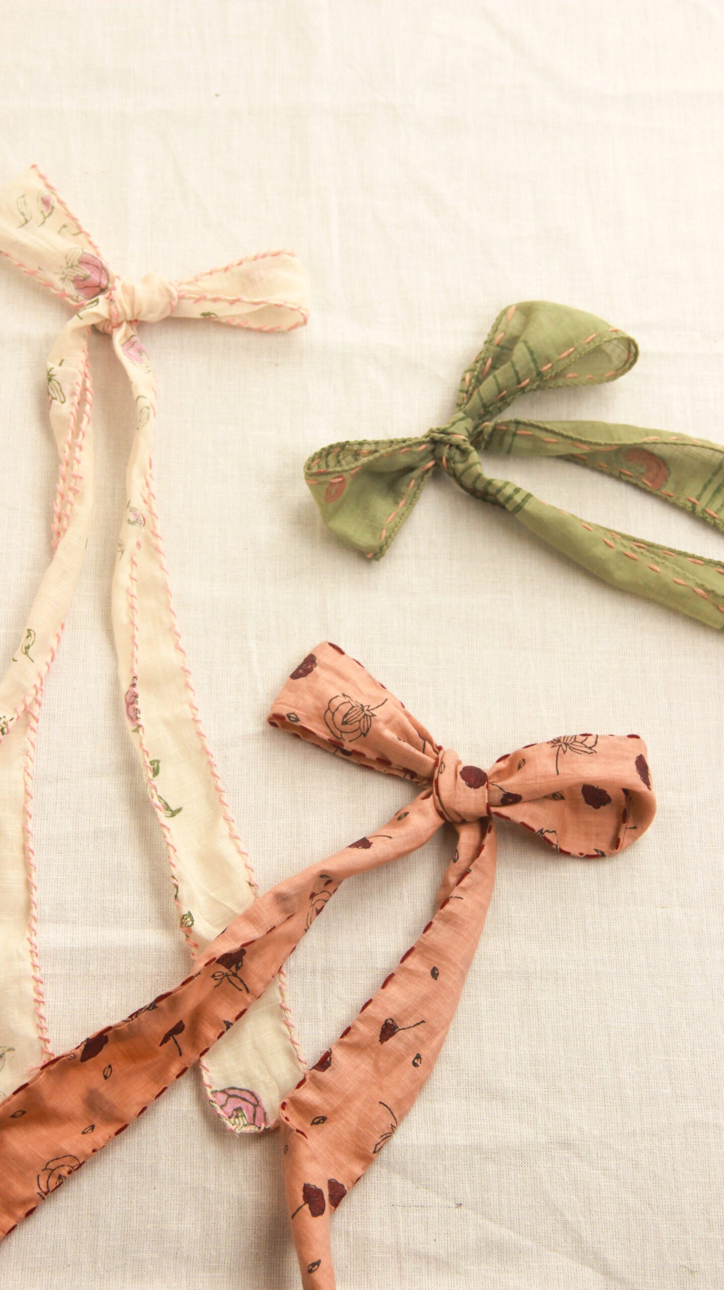 hair ribbons set of 3