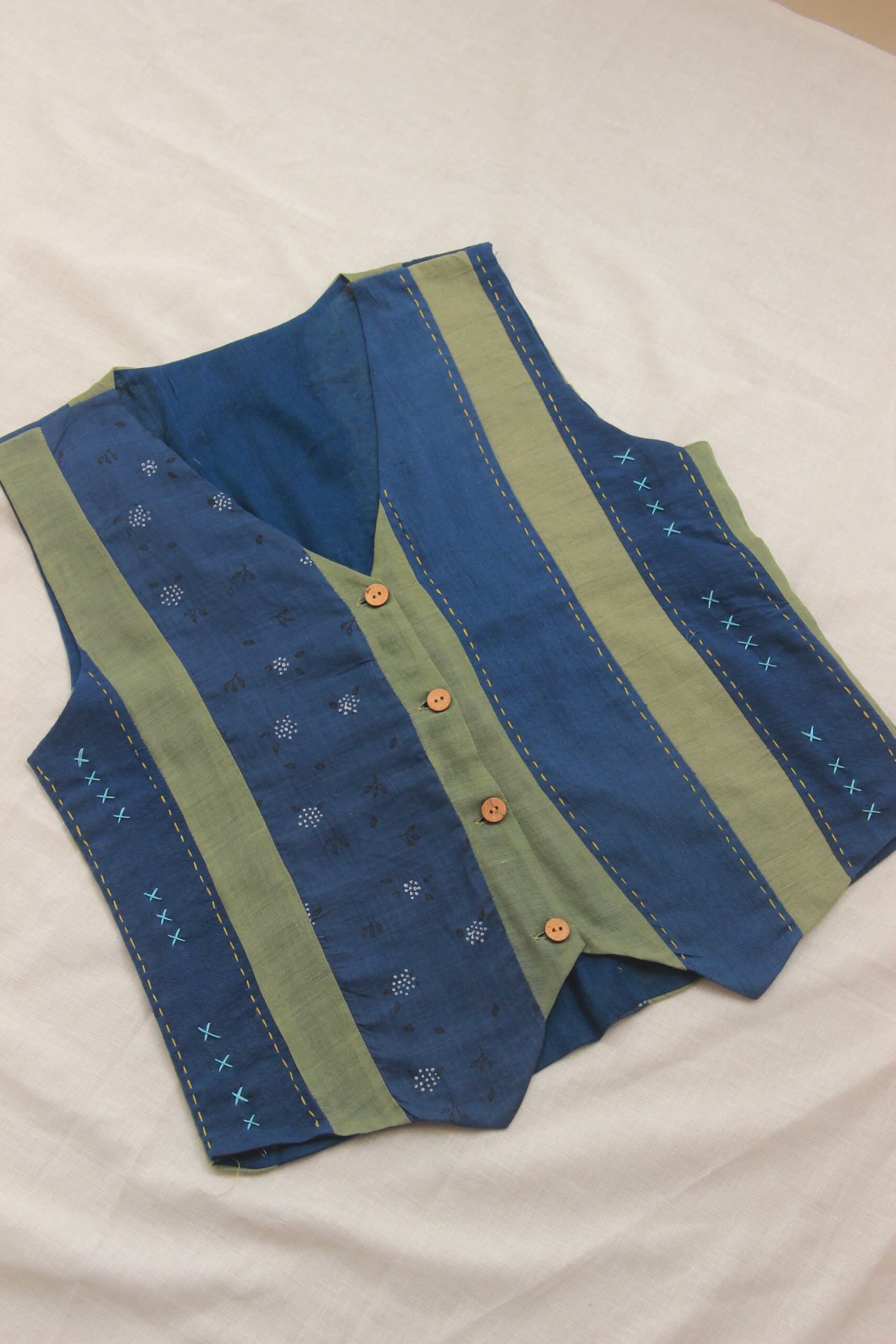 upcycled vests