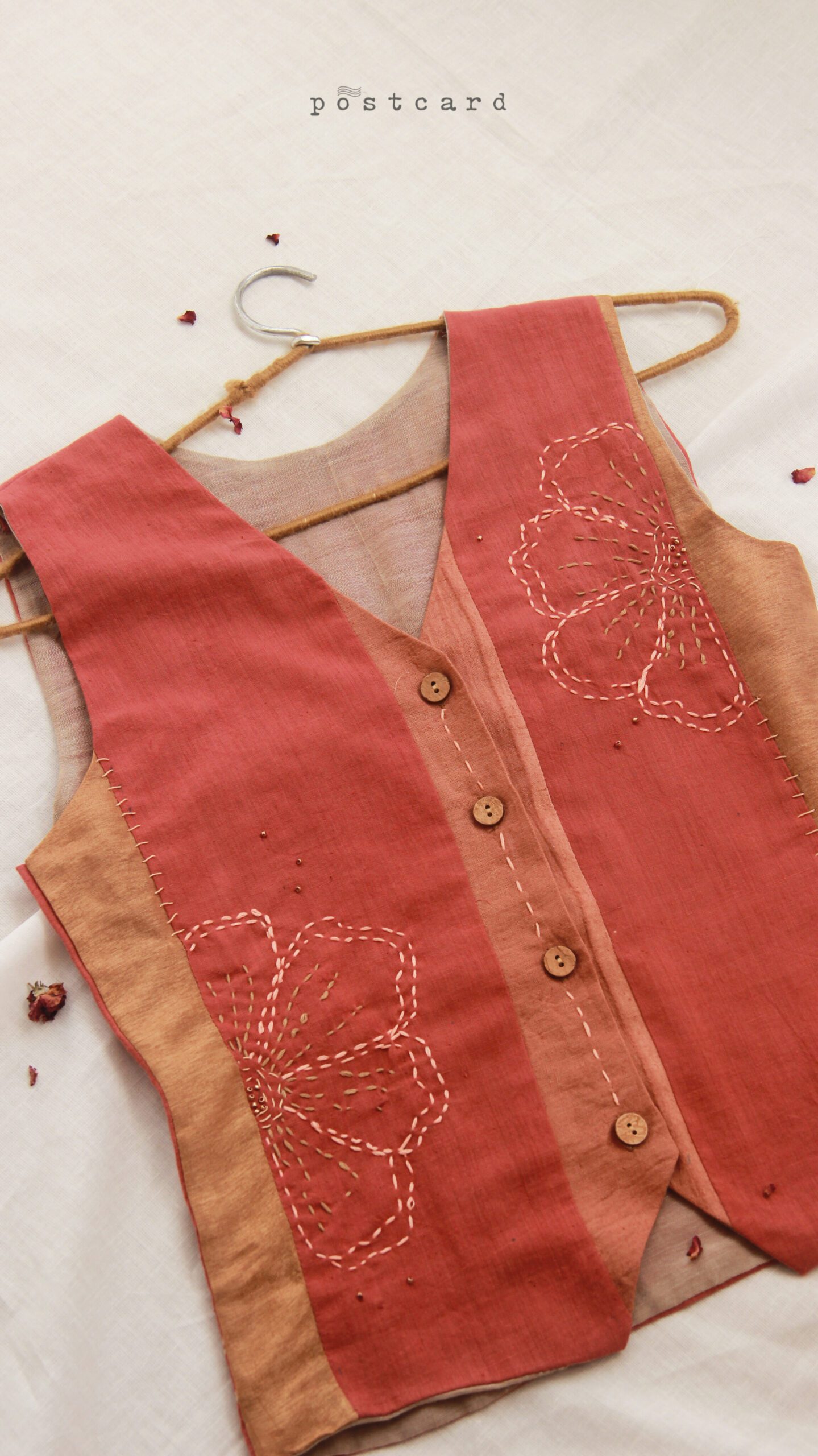 handmade upcycled vests