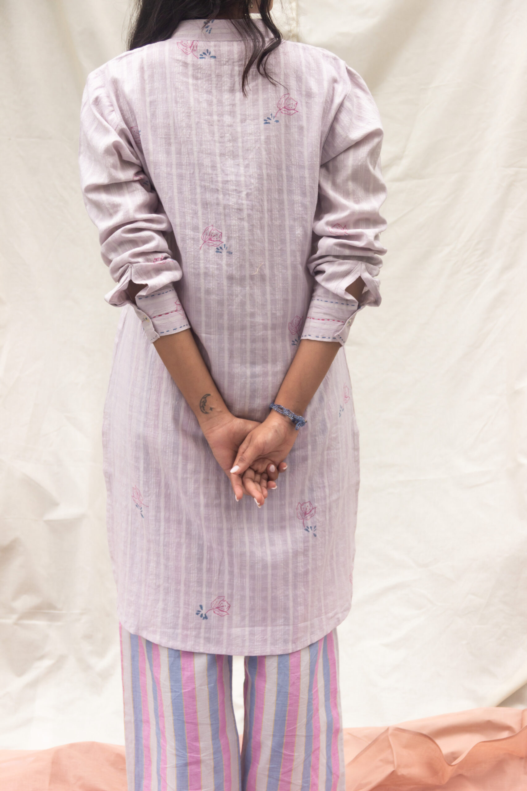Pearl Sky Handloom Cotton Co-ord Set - Image 5