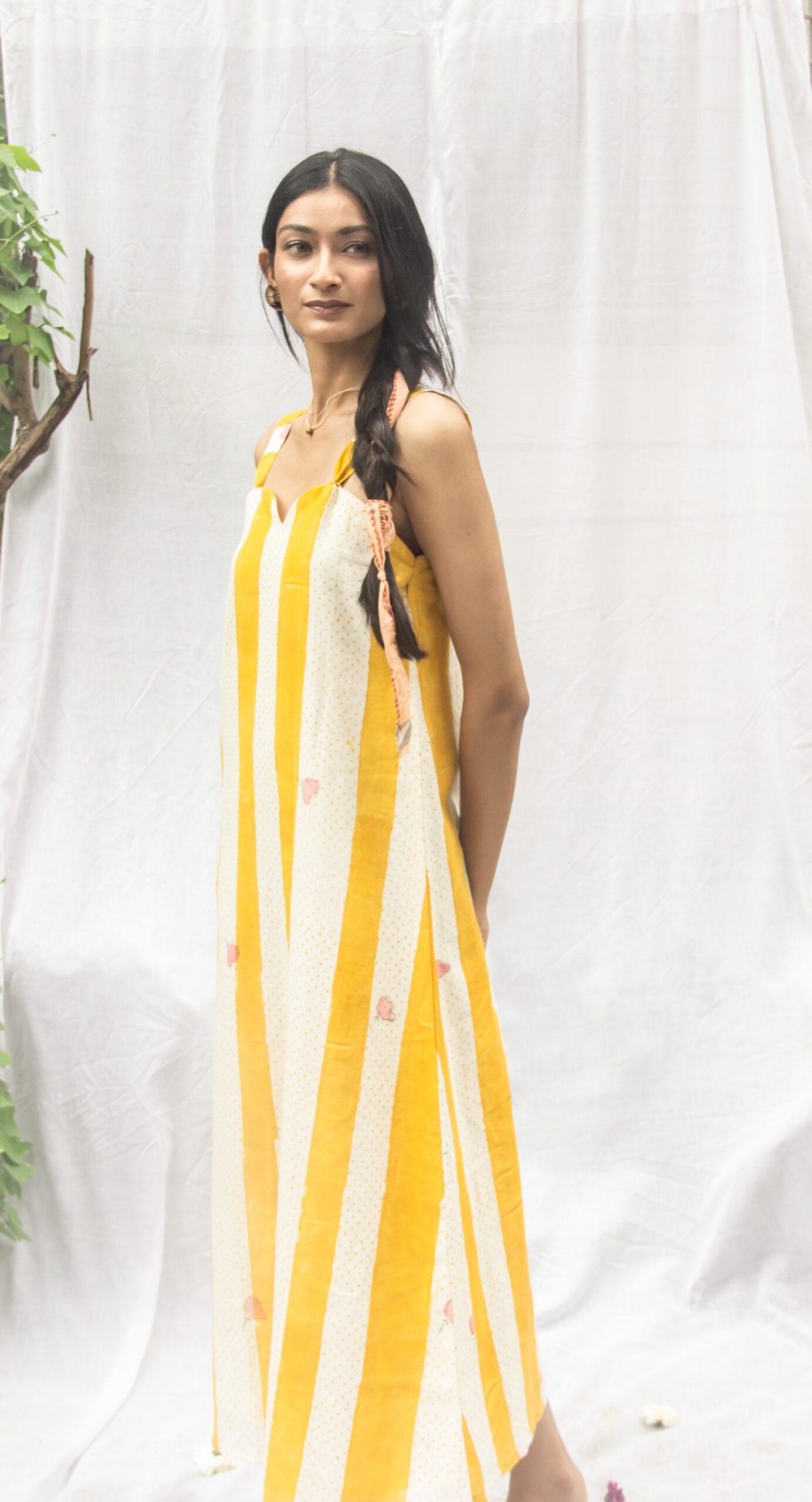 Sunny Shores Cotton Maxi Dress